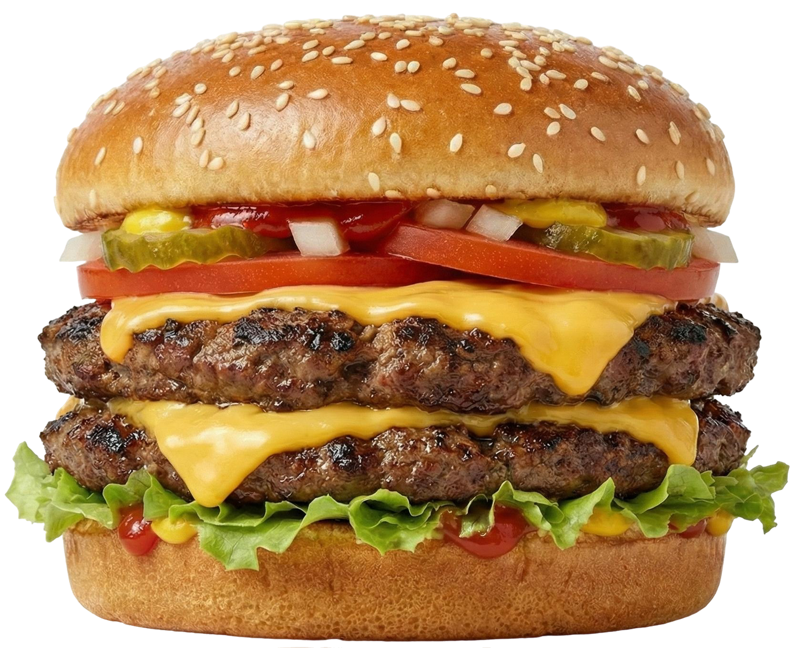 double cheese burger